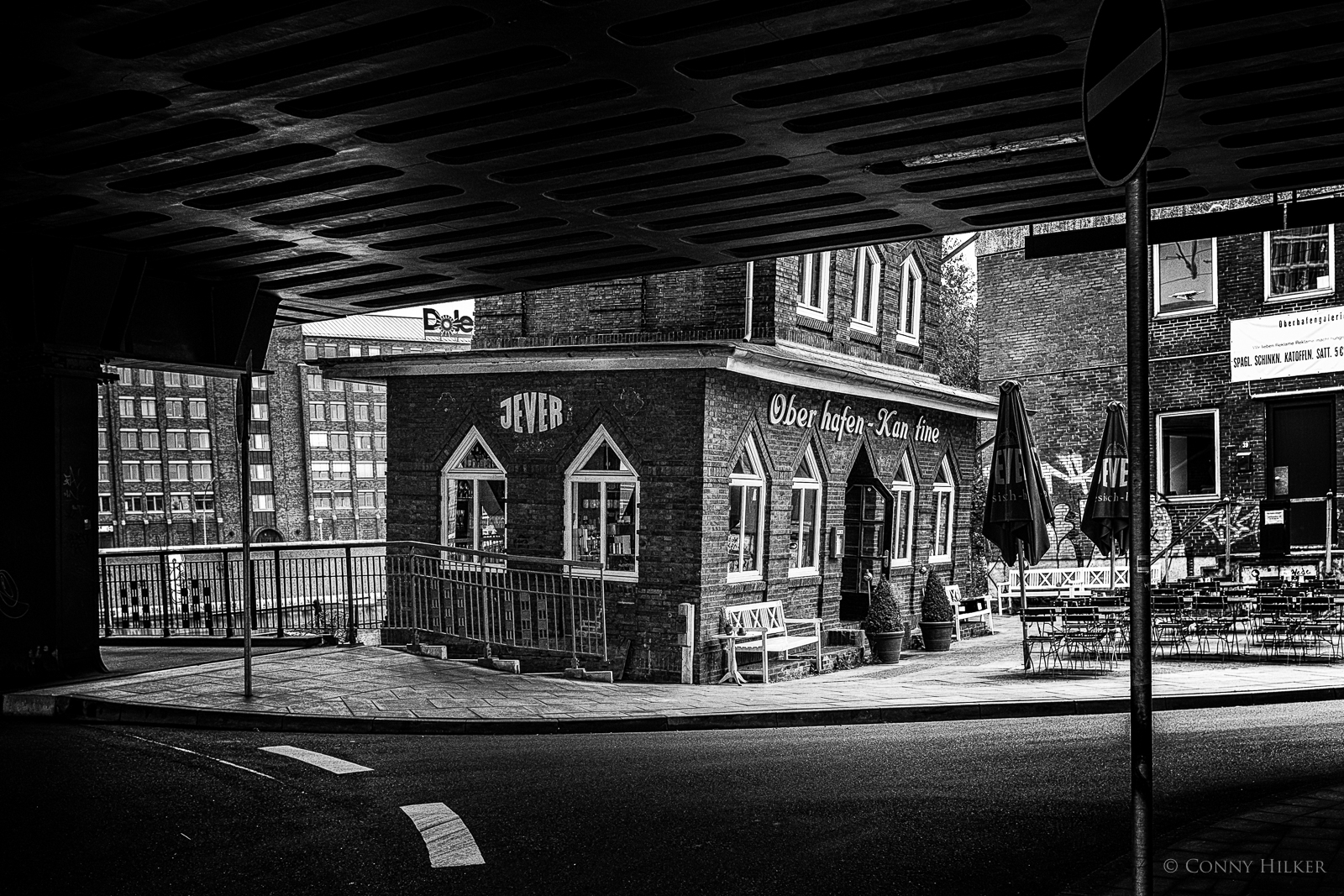 Fuji X100S, Hafencity, Hamburg, Länder und Städte, Oberhafen-Kantine, Oberhafenbrücke, Pabuca, Speicherstadt, Tradition