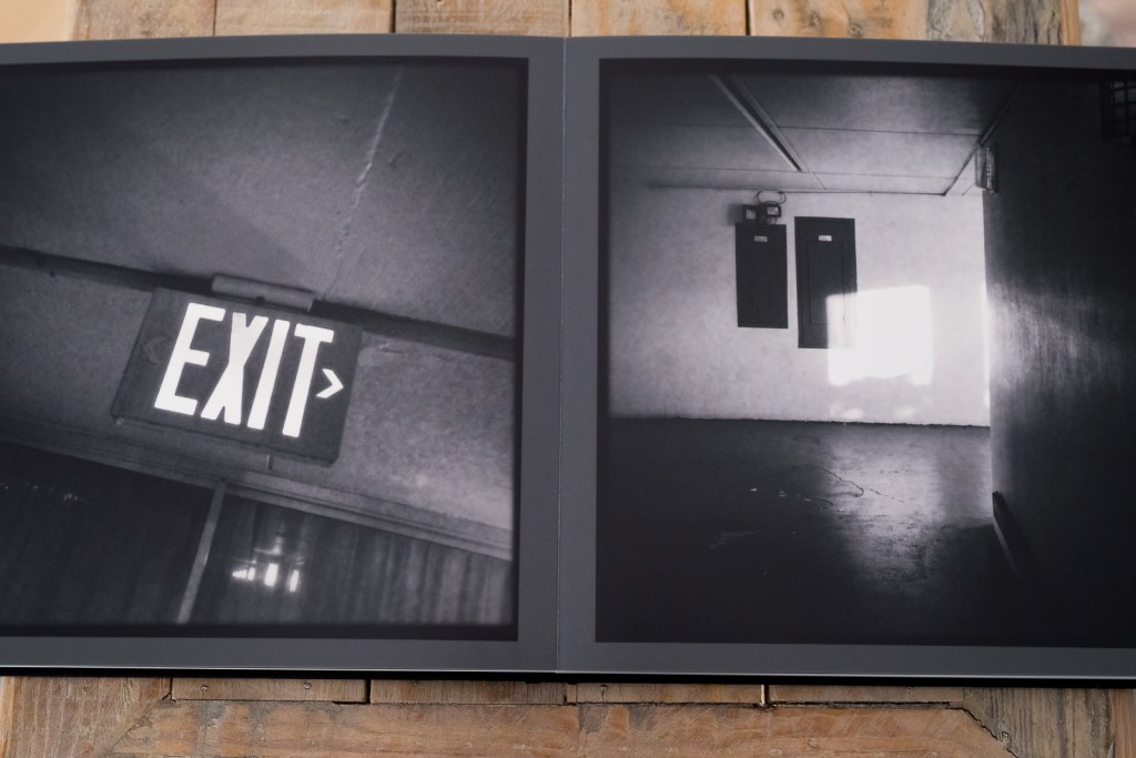 Ausleuchtung auf echtem Fotopapier