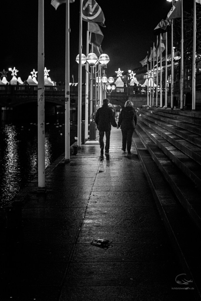 Paar, Weihnachtsmarkt, Hamburg